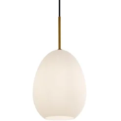 Bodø takpendel 20 cm - Opal hvit