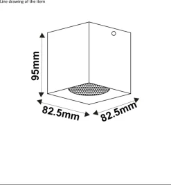 Bodi takspot square GU10