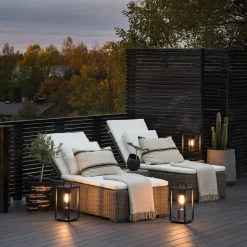 Bologna lanterne 45,5 - Svart