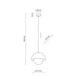 Bono takpendel 27 cm