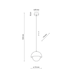 Bono takpendel 17 cm