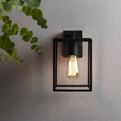 Box Lantern 270 vegglampe utendørs - Svart