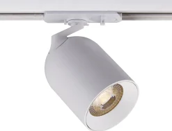 Bullet 2 meter spottskinne med 5 spotter 1T GU10 - Pure white