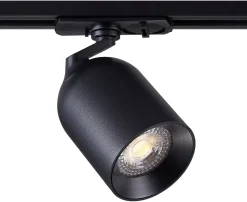 Bullet 2 meter spottskinne med 4 spotter 1T GU10 - Svart