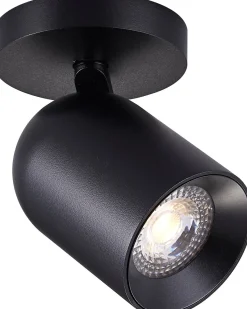 Bullet K1 tak/veggspot GU10 - Svart