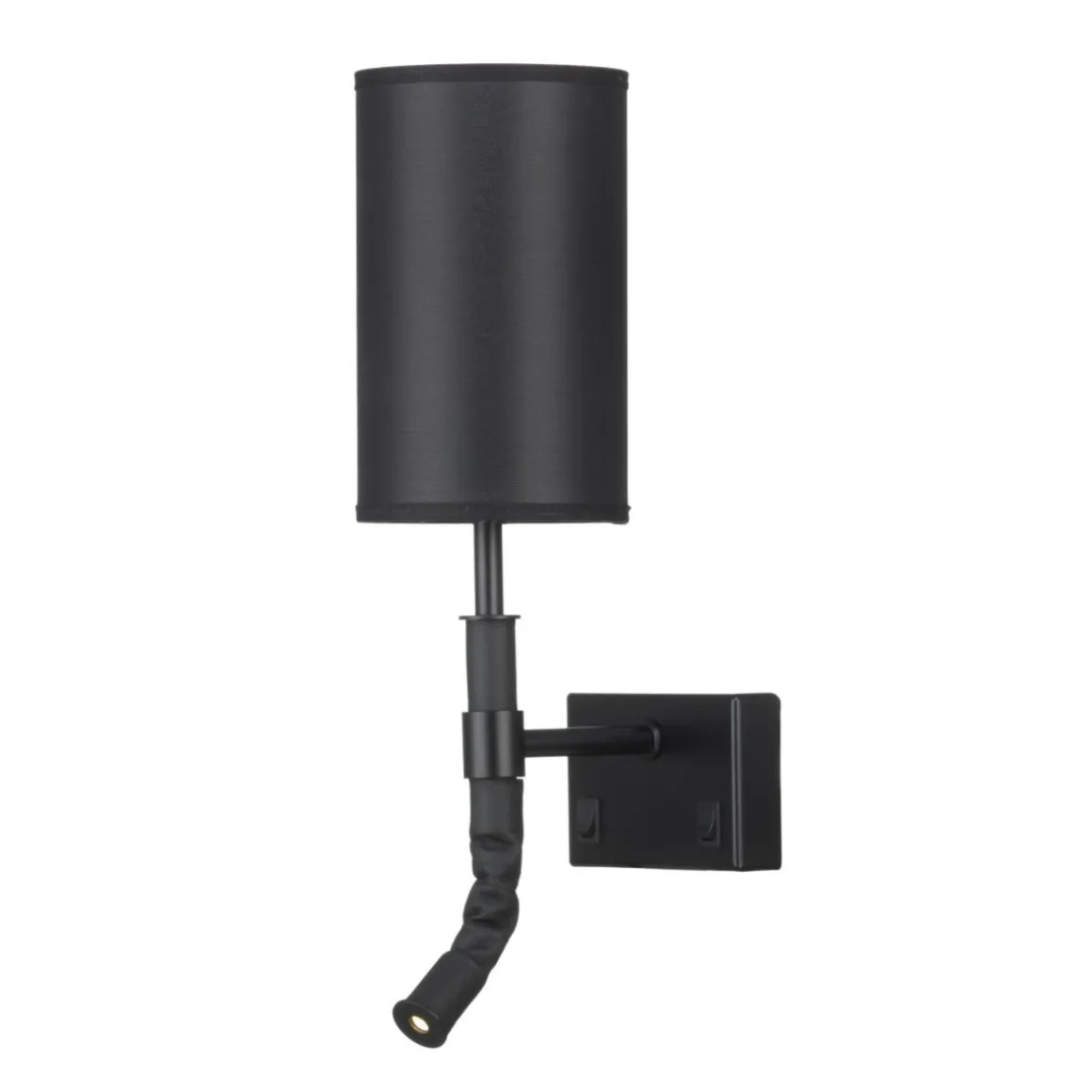 Butler vegglampe fast installasjon - Svart