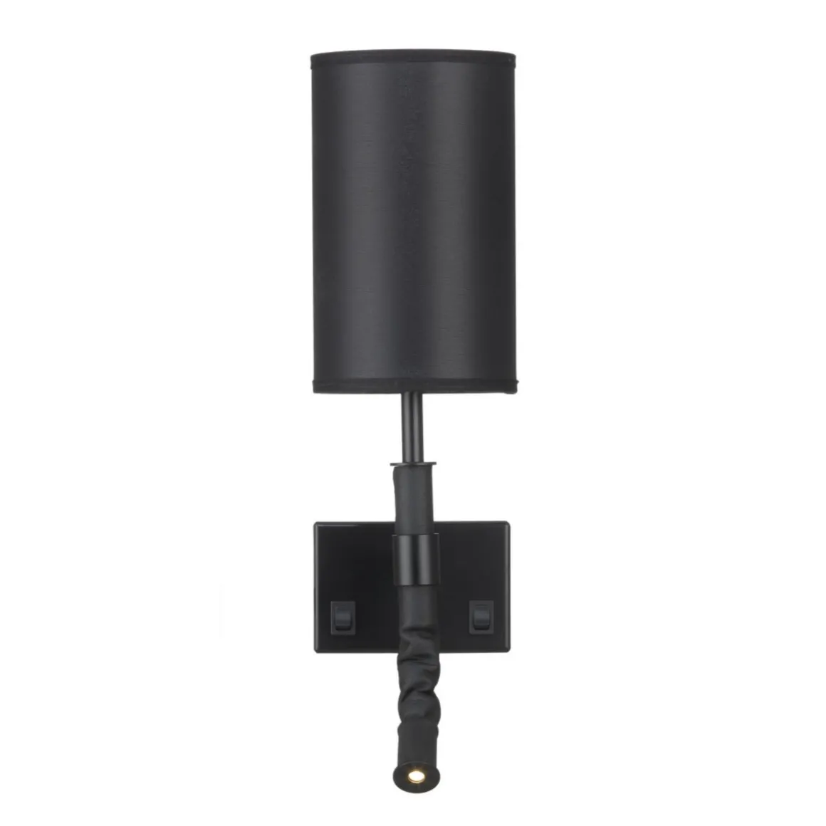 Butler vegglampe fast installasjon - Svart