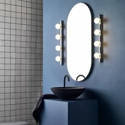 Cabaret 4 vegglampe for baderom IP44 - Polert krom