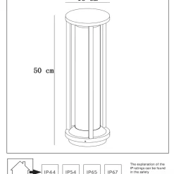 Cadix Pullert 50cm - Svart