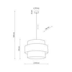 Calisto takpendel 50 cm