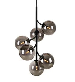 Callisto takpendel - Røykfarget glass - Røyk