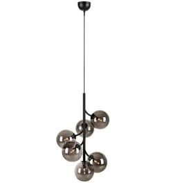 Callisto takpendel - Røykfarget glass - Røyk