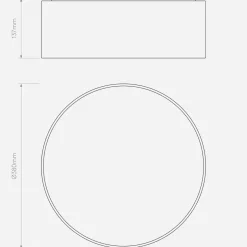 Cambria 380 taklampe