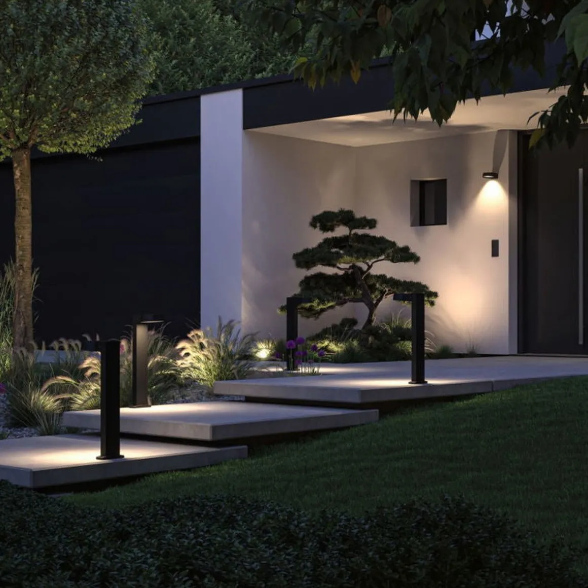 Capea Grand pullert utendørs IP44 11,5W 3000 Kelvin 65 cm