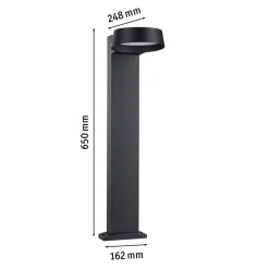 Capea Grand pullert utendørs IP44 11,5W 3000 Kelvin 65 cm