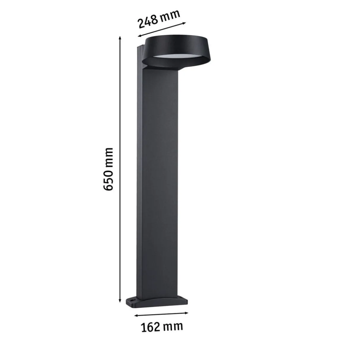 Capea Grand pullert utendørs IP44 11,5W 3000 Kelvin 65 cm
