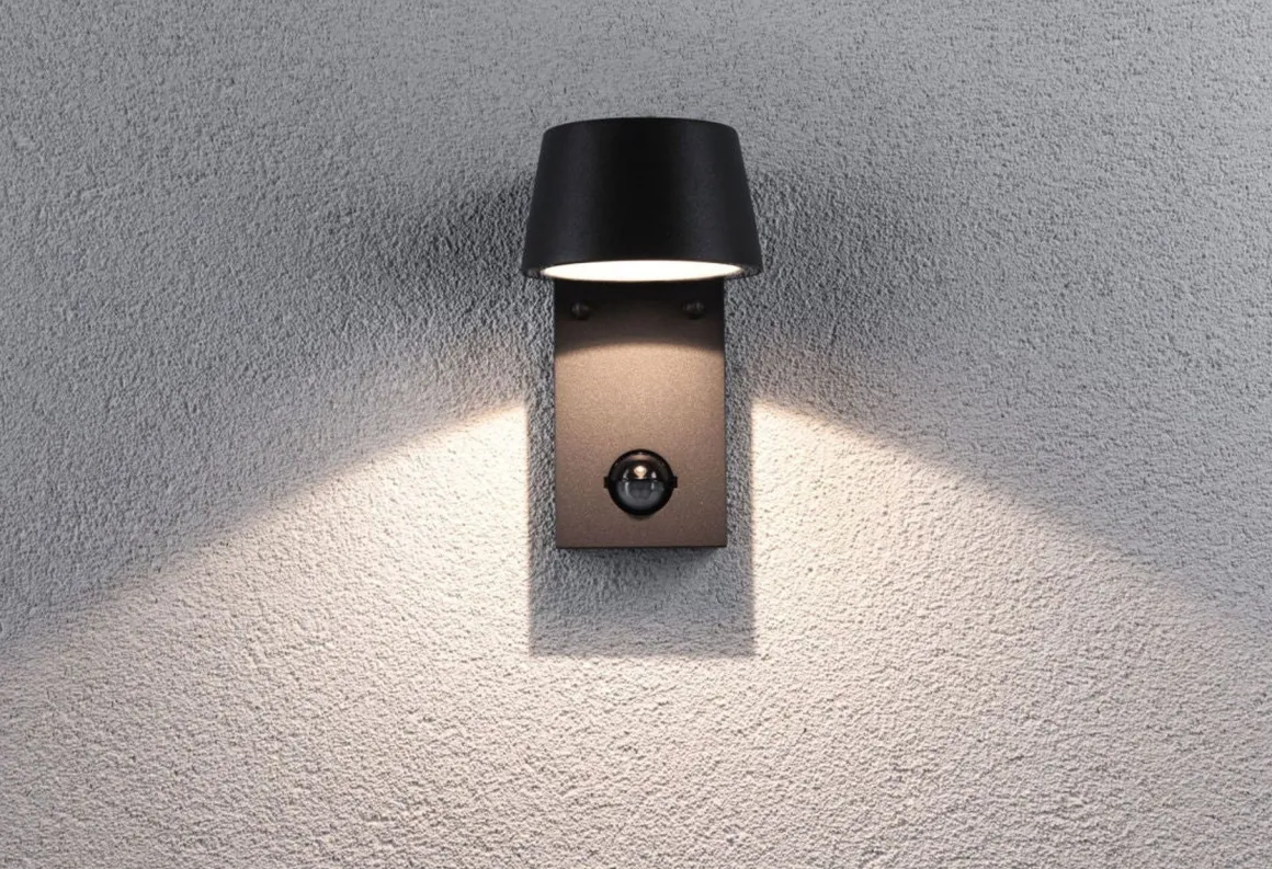 Capea vegglampe utendørs IP44 6W 3000 Kelvin - Sensor