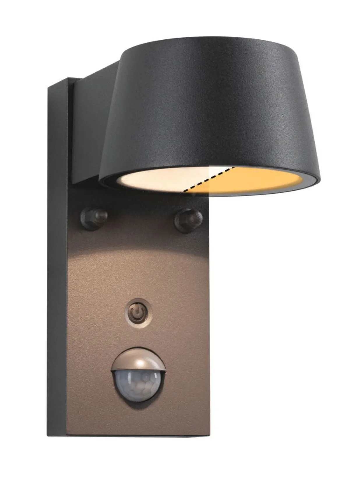 Capea vegglampe utendørs IP44 6W 2200/3000 Kelvin - Sensor