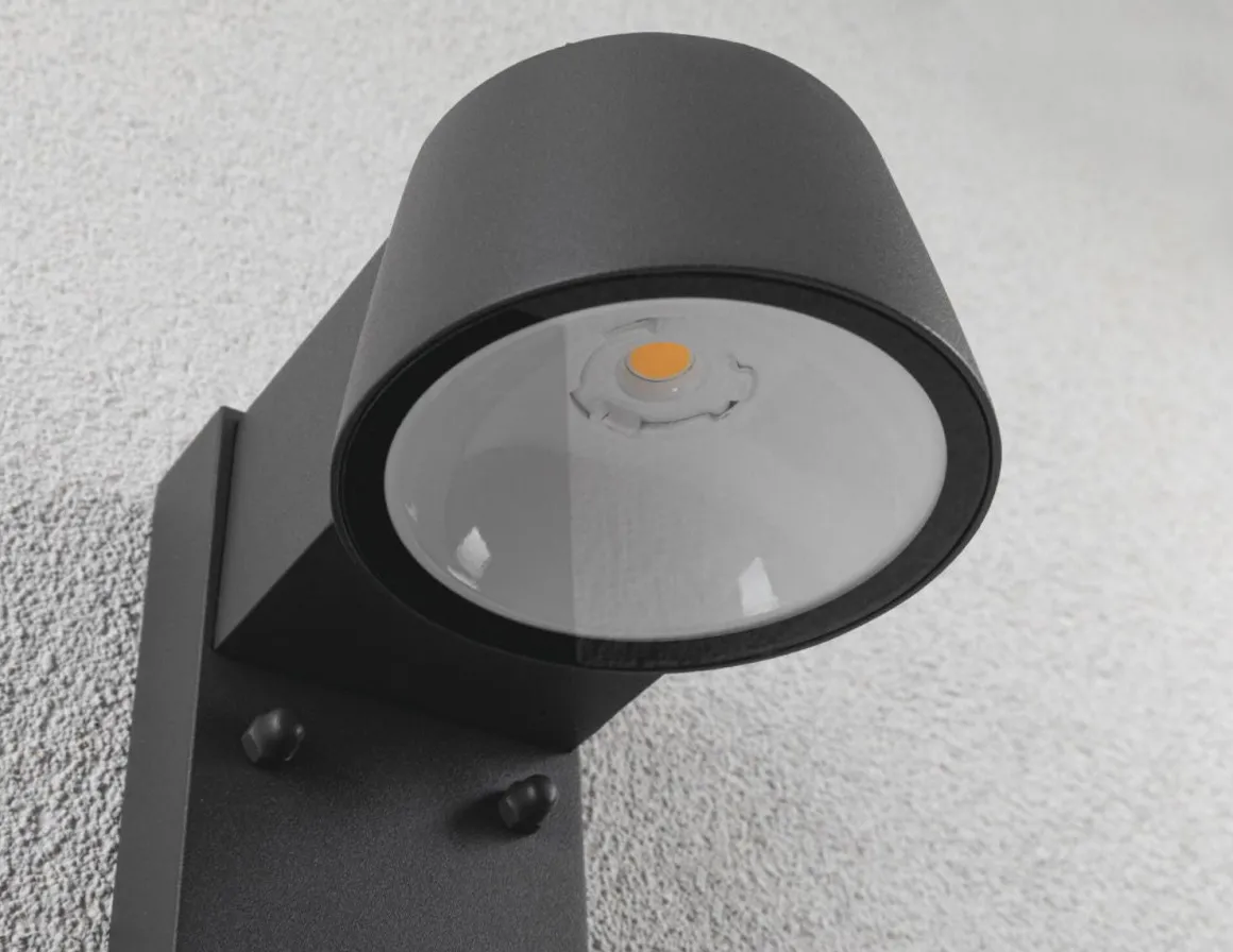 Capea vegglampe utendørs IP44 6W 2200/3000 Kelvin - Sensor