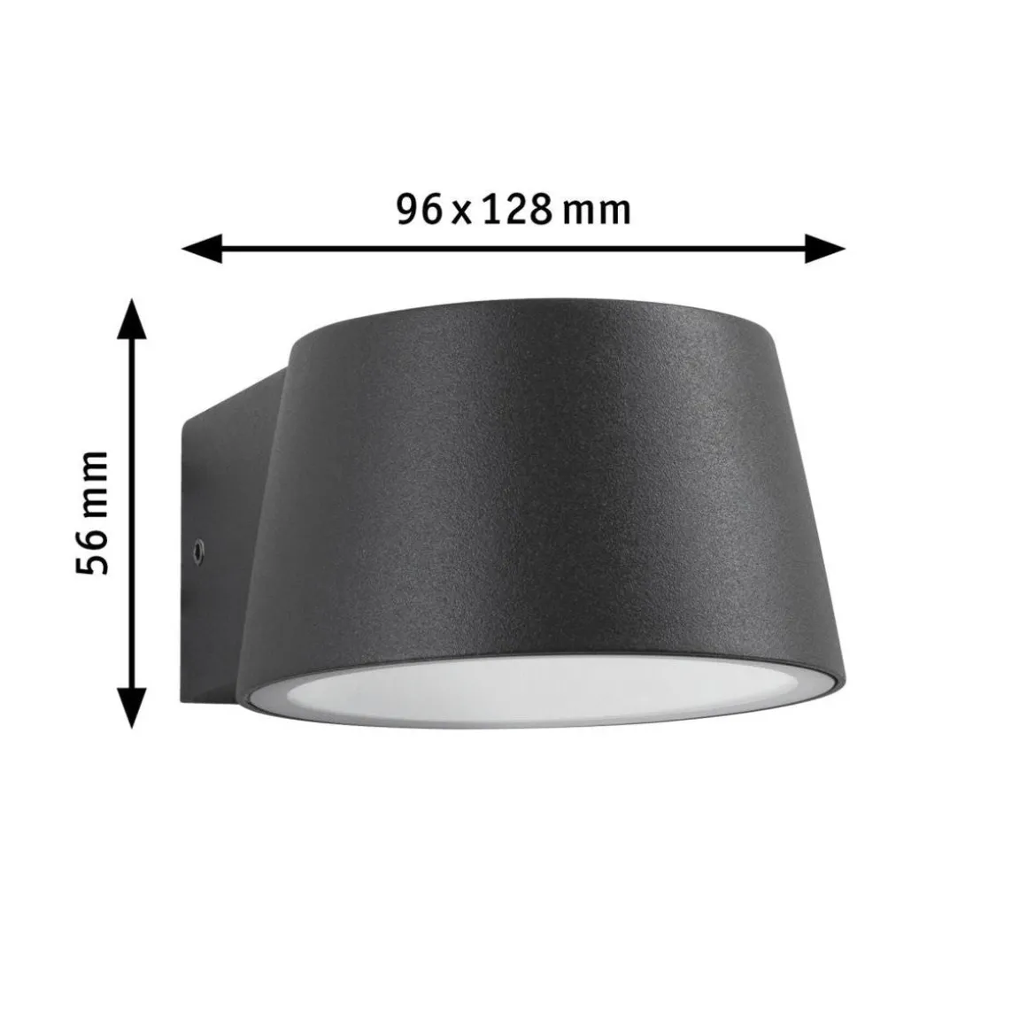 Capea vegglampe utendørs IP44 6W 2200 Kelvin