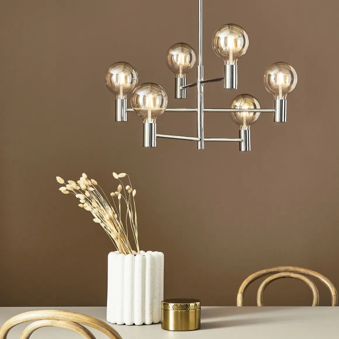 Capital pendel - Krom - Krom