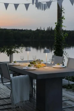 Capri bordlampe oppladbar utendørs IP54 - Hvit