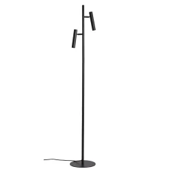 Carlo dobbel gulvlampe LED - Svart