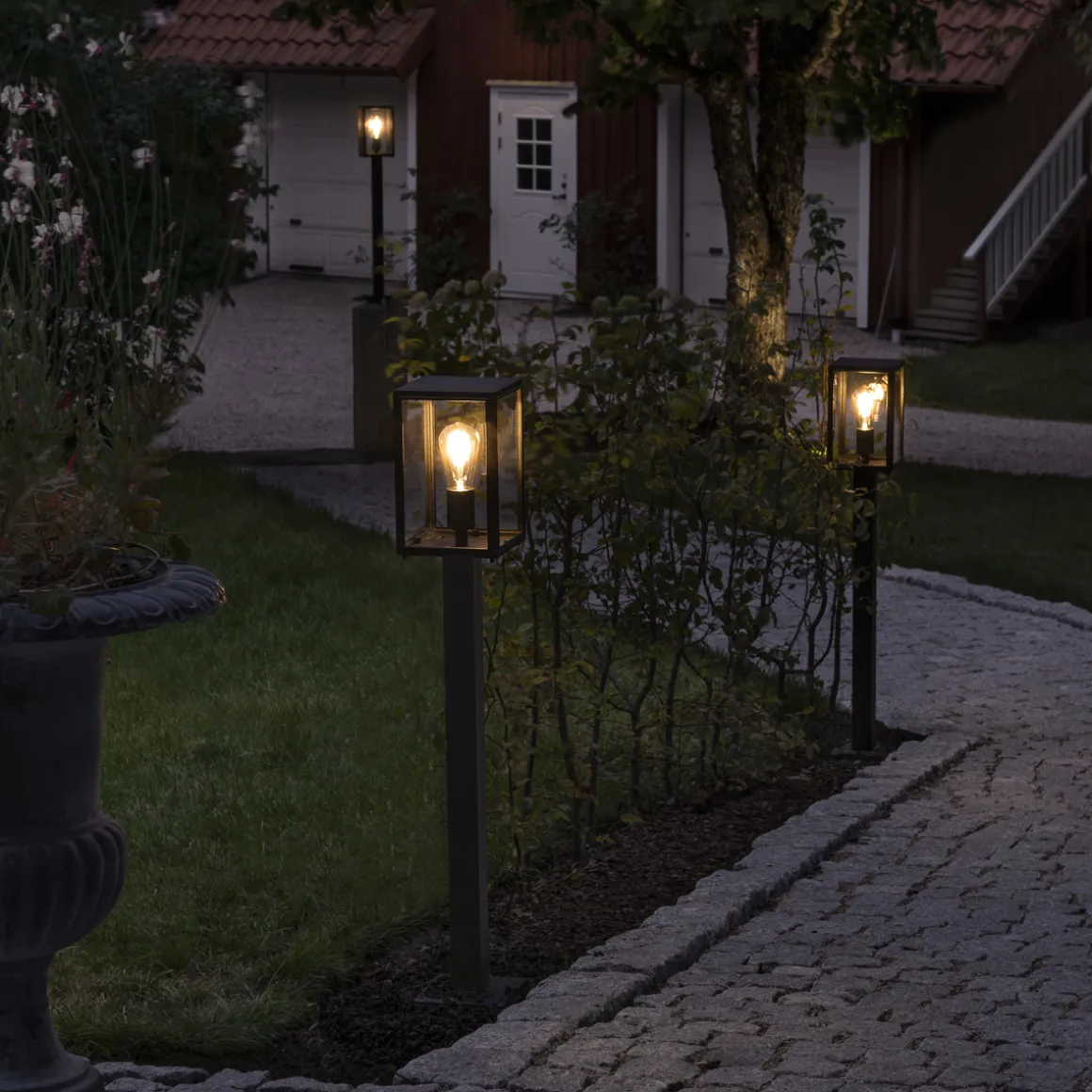 Carpi stolpe utendørs 100 cm IP44 - Svart