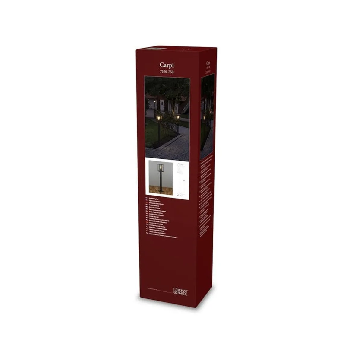 Carpi stolpe utendørs 100 cm IP44 - Svart