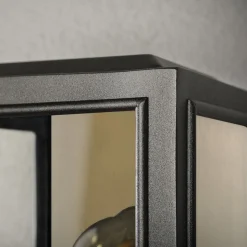 Carpi vegglampe utendørs H30 cm IP44 - Svart/Messing