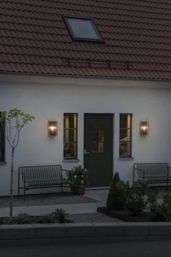 Carpi vegglampe utendørs H40 cm IP44 - Messing