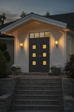 Carpi vegglampe utendørs H30 cm IP44 - Messing