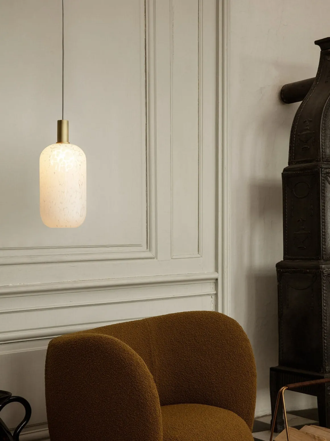 Casca glasskuppel - høy - Milk