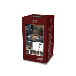 Chieti lanterne bord/gulv 25 cm IP54 oppladbar - Grå