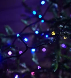 Choice lysslynge utendørs 20 meter IP44 m/fjernkontroll - Flerfarget - Svart