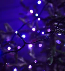 Choice lysslynge utendørs 20 meter IP44 m/fjernkontroll - Flerfarget - Svart