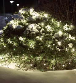 Chrissline lysnett 100 lys 2 x 1,7 meter extra - Varmhvit - Hvit