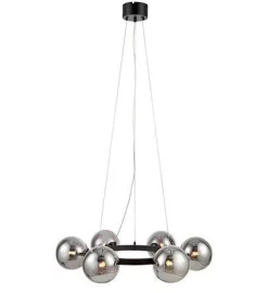 Circle takpendel - Svart/Smoke - Svart / Røyk