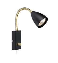 Ciro flex vegglampe - Svart - Svart