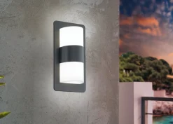 Cistierna vegglampe utendørs IP44 - Antrasitt