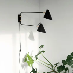 Club dobbel vegglampe