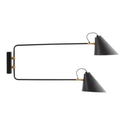 Club dobbel vegglampe