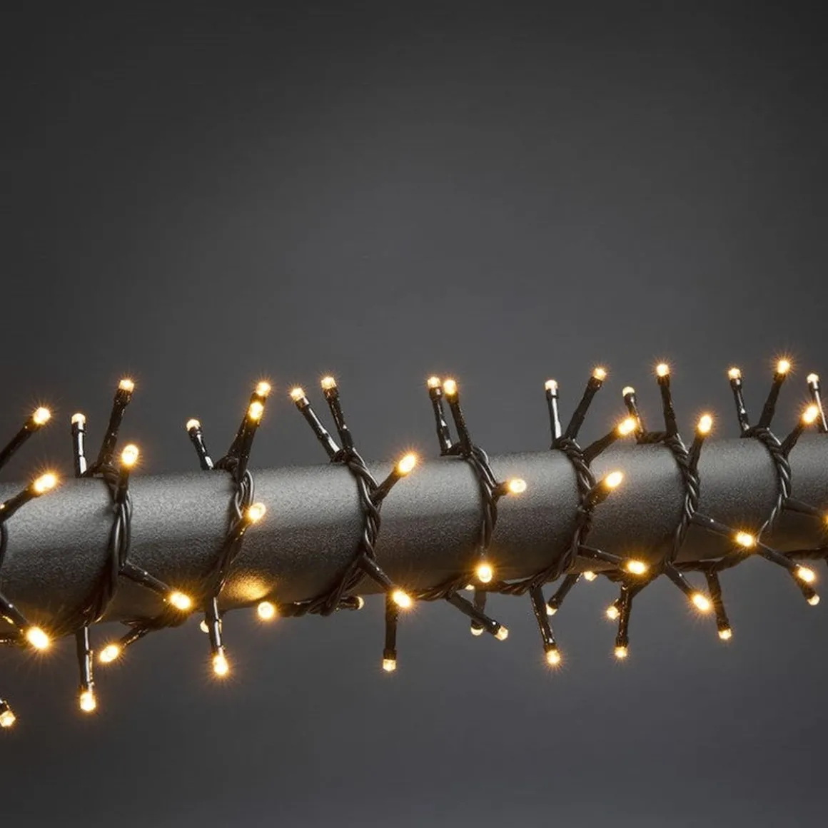 Cluster slynge 230 lys 5 meter til 31V system - Amber