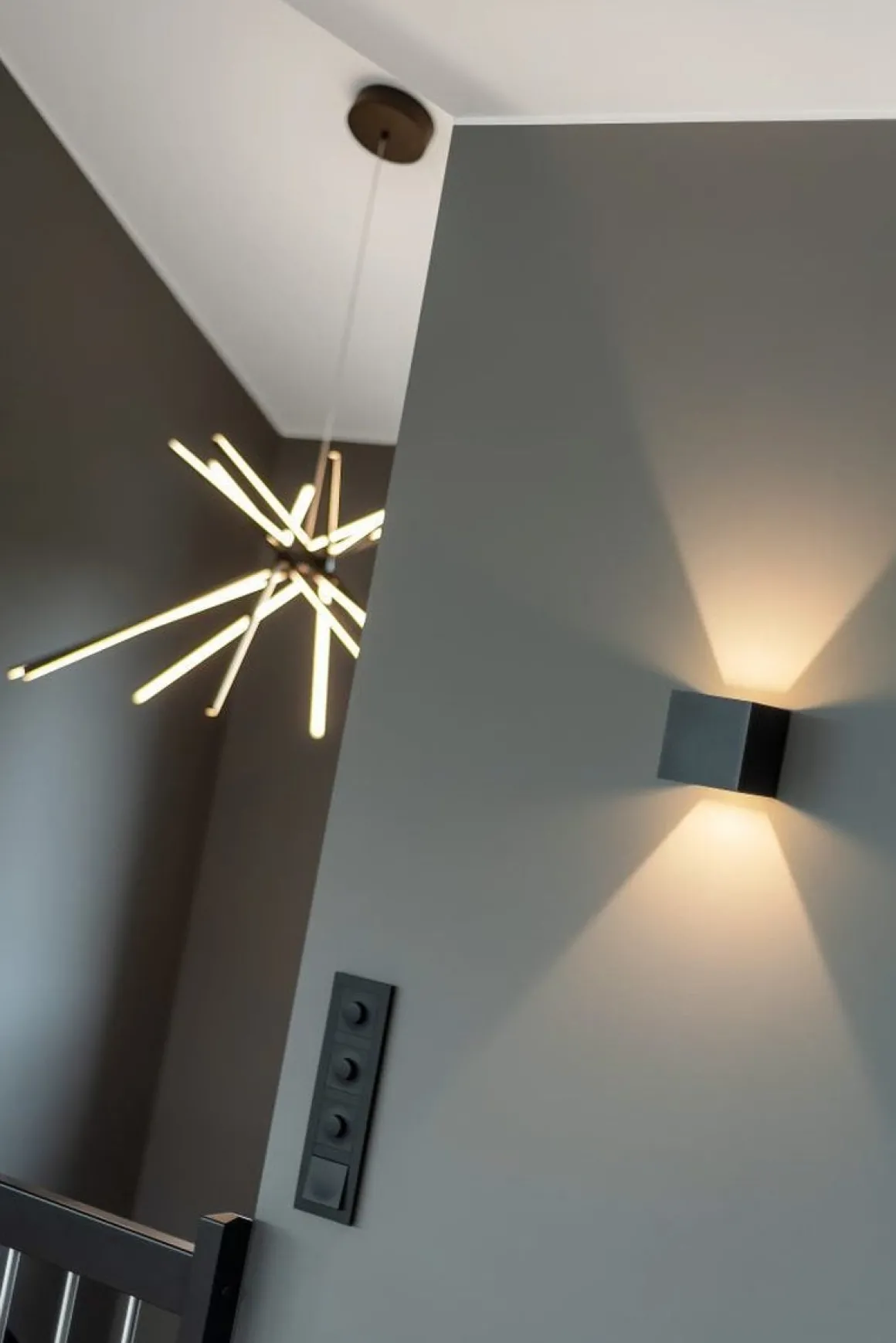 Cluster takpendel 50W Dimbar - Svart