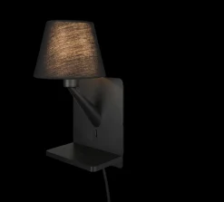 Comfort vegglampe med USB