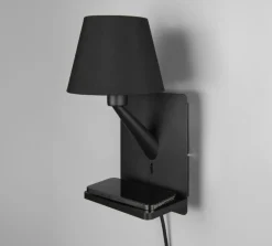 Comfort vegglampe med USB