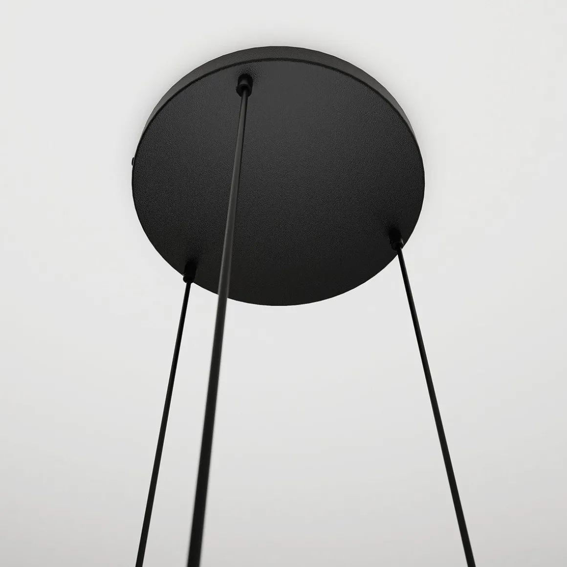 Cosmo rondell takpendel 3 lys - Svart/Røykfarget