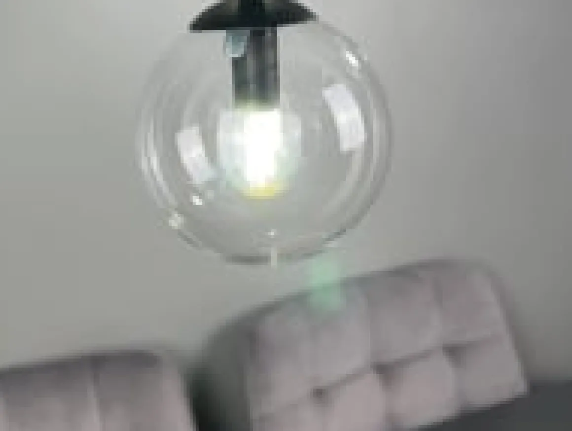 Cosmo rondell takpendel 3 lys - Svart/Røykfarget