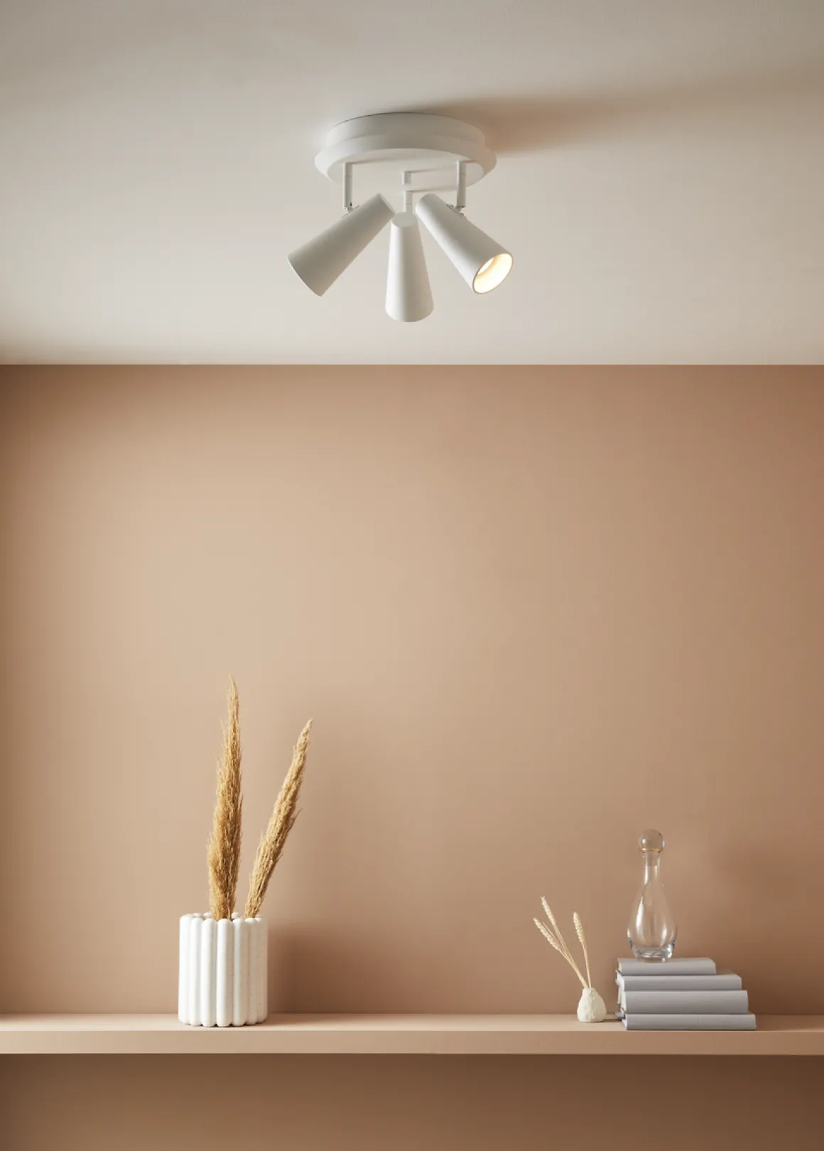 Crest 3 taklampe hvit - Hvit