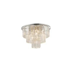 Cristal taklampe M - Sølv